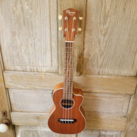 Ohana Concert CK-20CE Blem Solid Mahogany Top / Laminate Back and Sides A/E Cutaway Ukulele v119