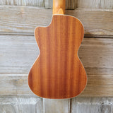 Ohana Concert CK-20CE Blem Solid Mahogany Top / Laminate Back and Sides A/E Cutaway Ukulele v119