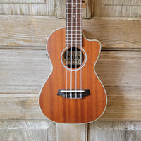 Ohana Concert CK-20CE Blem Solid Mahogany Top / Laminate Back and Sides A/E Cutaway Ukulele v120