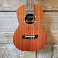 Ohana Tenor Starter Pack TK-10 Laminate Mahogany Ukulele Bag, Tuner, Strap, Button v121