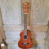 Ohana Tenor Starter Pack TK-10 Laminate Mahogany Ukulele Bag, Tuner, Strap, Button v121