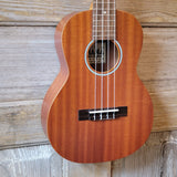 Ohana Tenor Starter Pack TK-10 Laminate Mahogany Ukulele Bag, Tuner, Strap, Button v121