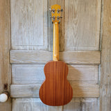 Ohana Tenor Starter Pack TK-10 Laminate Mahogany Ukulele Bag, Tuner, Strap, Button v128