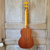 Ohana Tenor Starter Pack TK-10 Laminate Mahogany Ukulele Bag, Tuner, Strap, Button v129