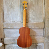 Ohana Tenor Starter Pack TK-10 Laminate Mahogany Ukulele Bag, Tuner, Strap, Button v130