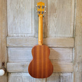 Ohana Tenor Starter Pack TK-10 Laminate Mahogany Ukulele Bag, Tuner, Strap, Button v132