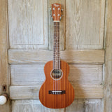 Ohana Tenor Starter Pack TK-10 Laminate Mahogany Ukulele Bag, Tuner, Strap, Button v133