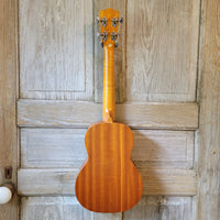 Ohana Tenor Starter Pack TK-10 Laminate Mahogany Ukulele Bag, Tuner, Strap, Button v134
