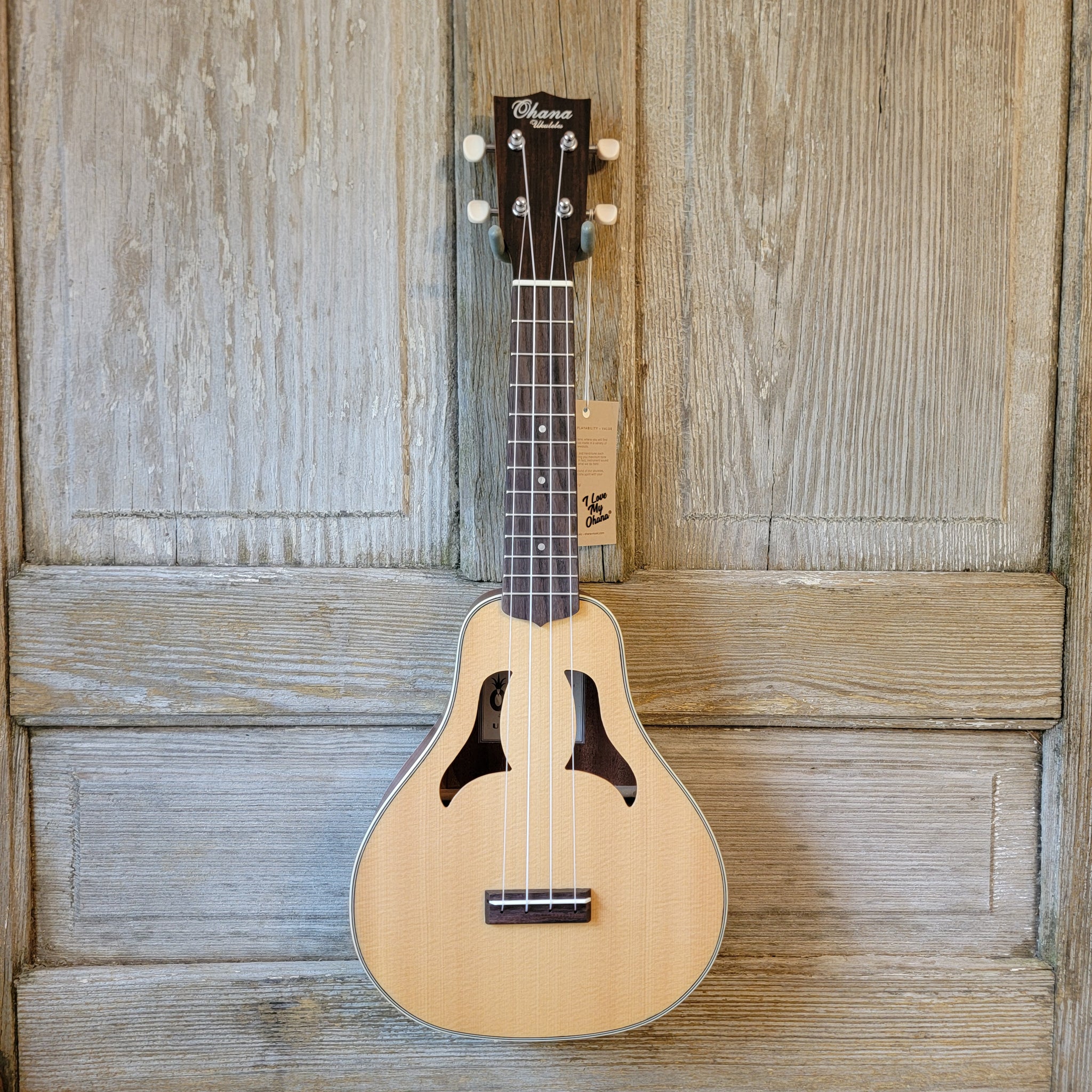 Ohana Soprano Vita VK-70 Solid Spruce Top/ Laminate Mahogany