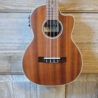 Ohana Tenor TK-20CE Blem Solid Mahogany Top / Laminate Back and Sides A/E Cutaway Ukulele v145