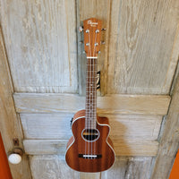 Ohana Tenor TK-20CE Blem Solid Mahogany Top / Laminate Back and Sides A/E Cutaway Ukulele v145