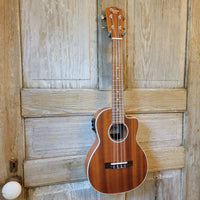 Ohana Tenor TK-20CE Blem Solid Mahogany Top / Laminate Back and Sides A/E Cutaway Ukulele v145