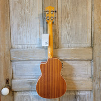Ohana Tenor TK-20CE Blem Solid Mahogany Top / Laminate Back and Sides A/E Cutaway Ukulele v145