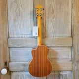 Ohana Tenor TK-20CE Blem Solid Mahogany Top / Laminate Back and Sides A/E Cutaway Ukulele v145