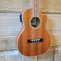 Ohana Tenor TK-20CE Blem Solid Mahogany Top / Laminate Back and Sides A/E Cutaway Ukulele v146