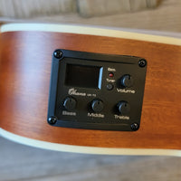 Ohana Tenor TK-20CE Blem Solid Mahogany Top / Laminate Back and Sides A/E Cutaway Ukulele v146