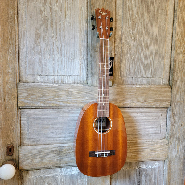Ohana Tenor Pineapple PKT-25G All Solid Mahogany Gloss Ukulele v150