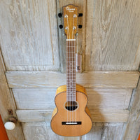 Ohana Tenor TK-50WG Blem Solid Cedar Top / Laminate Willow Gloss Ukulele v151