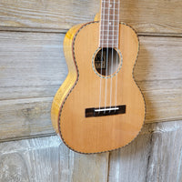 Ohana Tenor TK-50WG Blem Solid Cedar Top / Laminate Willow Gloss Ukulele v151