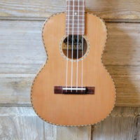 Ohana Tenor TK-50WG Blem Solid Cedar Top / Laminate Willow Gloss Ukulele v152