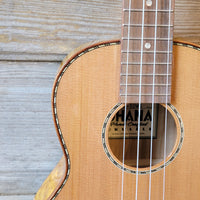Ohana Tenor TK-50WG Blem Solid Cedar Top / Laminate Willow Gloss Ukulele v153