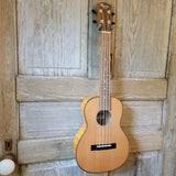 Ohana Tenor TK-50WG Blem Solid Cedar Top / Laminate Willow Gloss Ukulele v153