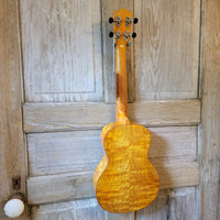 Ohana Tenor TK-50WG Blem Solid Cedar Top / Laminate Willow Gloss Ukulele v153