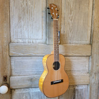 Ohana Tenor TK-50WG Blem Solid Cedar Top / Laminate Willow Gloss Ukulele v154