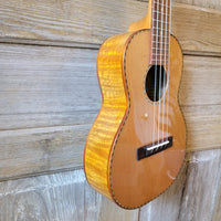Ohana Tenor TK-50WG Blem Solid Cedar Top / Laminate Willow Gloss Ukulele v155