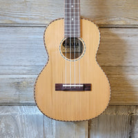 Ohana Tenor TK-50WG Blem Solid Cedar Top / Laminate Willow Gloss Ukulele v156