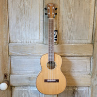 Ohana Tenor TK-50WG Blem Solid Cedar Top / Laminate Willow Gloss Ukulele v156