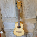 Ohana Tenor TK-70WG Blem Solid Spruce Top /Laminate Willow Ukulele v158