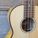 Ohana Tenor TK-70WG Blem Solid Spruce Top /Laminate Willow Ukulele v159