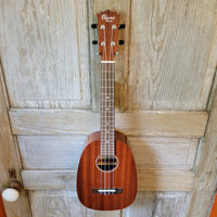 Ohana Tenor Pineapple PKT-25G Blem All Solid Mahogany Gloss Ukulele v162
