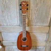 Ohana Tenor Pineapple PKT-25G Blem All Solid Mahogany Gloss Ukulele v163