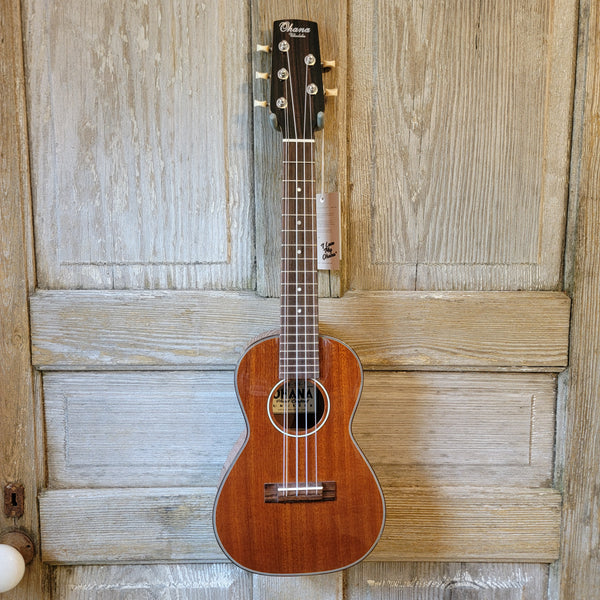 Ohana 5 String Concert CK-35G-5 All Solid Mahogany Ukulele v166