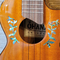 Ohana Concert CK-60CG All Solid Mahogany Gloss Cutaway Ukulele v176