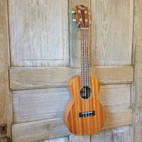 Ohana Concert CK-10 Starter Pack Laminate Mahogany Ukulele, Bag, Tuner, Strap, Button v179