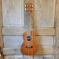 Ohana Concert CK-10 Blem Starter Pack Laminate Mahogany Ukulele, Bag, Tuner, Strap, Button v180