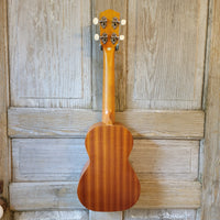 Ohana Concert CK-10 Blem Starter Pack Laminate Mahogany Ukulele, Bag, Tuner, Strap, Button v180