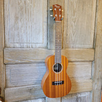 Ohana Concert CK-10 Starter Pack Laminate Mahogany Ukulele, Bag, Tuner, Strap, Button v181