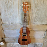 Ohana Concert CK-10 Starter Pack Laminate Mahogany Ukulele, Bag, Tuner, Strap, Button v182