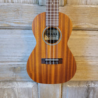 Ohana Concert CK-10 Starter Pack Laminate Mahogany Ukulele, Bag, Tuner, Strap, Button v183