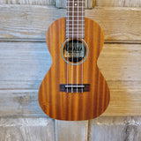Ohana Concert CK-10 Starter Pack Laminate Mahogany Ukulele, Bag, Tuner, Strap, Button v183