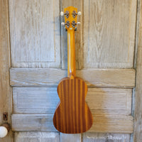 Ohana Concert CK-10 Starter Pack Laminate Mahogany Ukulele, Bag, Tuner, Strap, Button v184