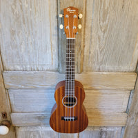 Ohana Concert CK-10 Starter Pack Laminate Mahogany Ukulele, Bag, Tuner, Strap, Button v185