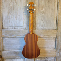 Ohana Concert CK-10 Starter Pack Laminate Mahogany Ukulele, Bag, Tuner, Strap, Button v185