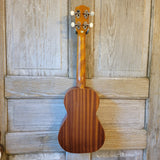 Ohana Concert CK-10 Starter Pack Laminate Mahogany Ukulele, Bag, Tuner, Strap, Button v185