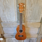 Ohana Concert CK-10 Starter Pack Laminate Mahogany Ukulele, Bag, Tuner, Strap, Button v187