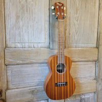Ohana Concert CK-10 Starter Pack Laminate Mahogany Ukulele, Bag, Tuner, Strap, Button v188